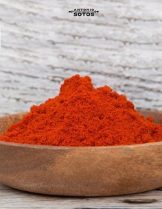 Ground Saffron in plastic...