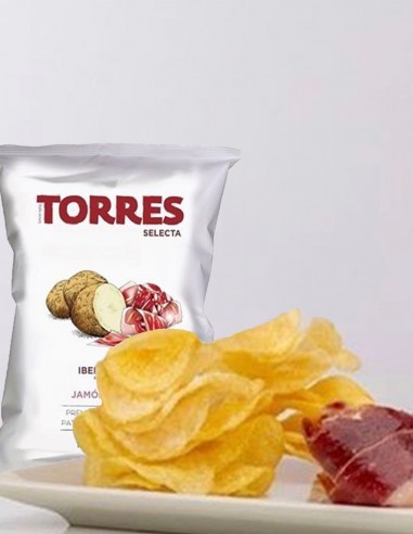 Torres Potato Chips Iberian Ham...