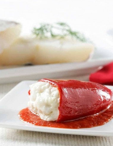 Piquillo Peppers stuffed with Cod...