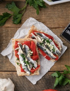 White Anchovy in Garlic,...