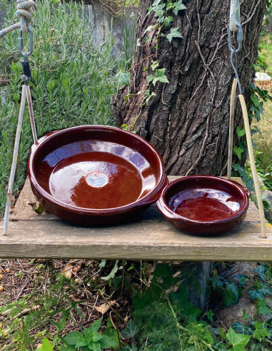 Casserole w/ Handles Caoba Color Cacerola con Asas