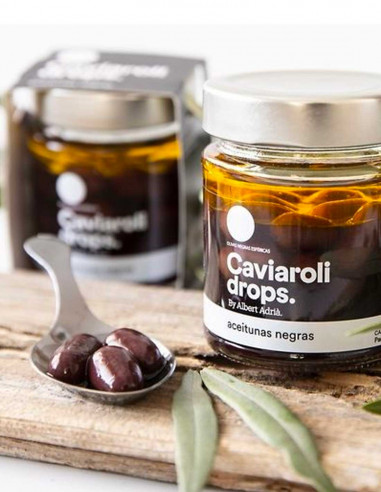 Caviaroli Drops Spherical Black Olive...