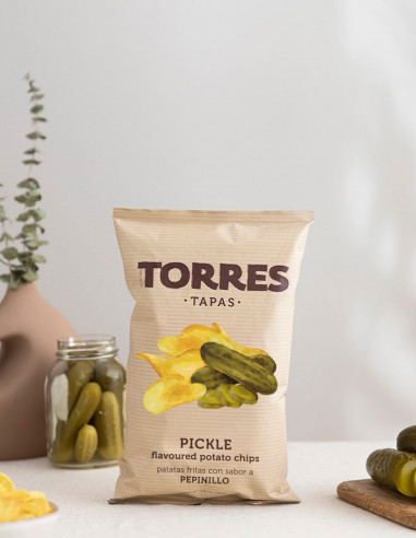 Torres Pickle Flavoured potato chips...