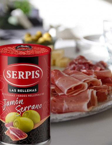 Aceitunas Rellenas Jamón Serrano