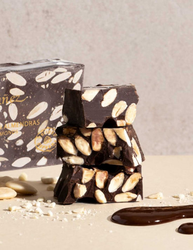 Turron Chocolate con Almendras Rilsan