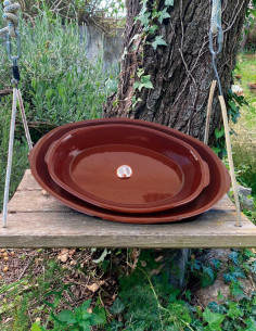 Oval Casserole Caoba 2