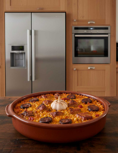 Casserole with Handles, Mahogany...