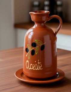 Aceitera con Plato 1L 2