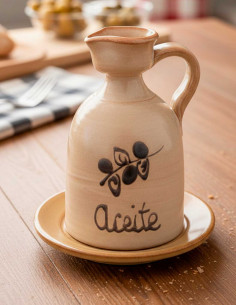 Aceitera con Plato 1/2L 2