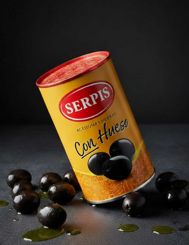 Aceitunas Cacereñas Negras Enteras