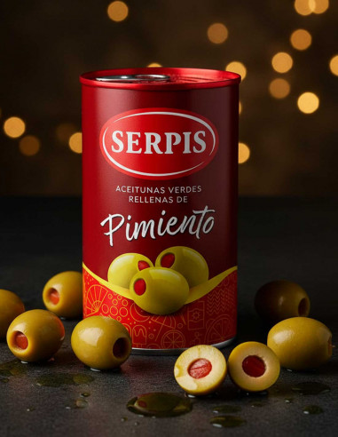 Serpis Red Pepper Stuffed Olives
