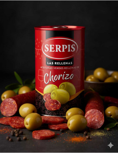 Serpis Spicy Chorizo Stuffed Olives