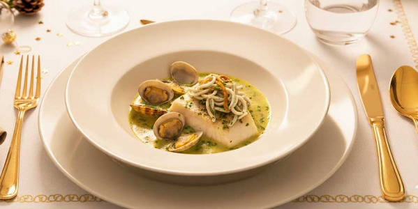 Hake & Gulas in Green Sauce
